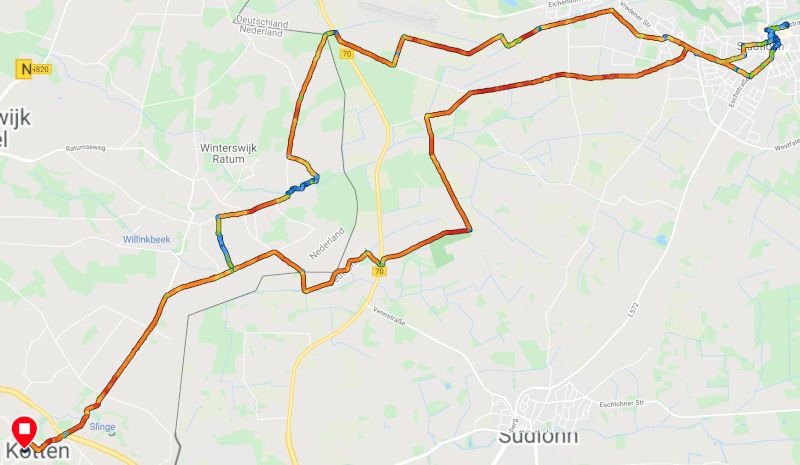 Kotten Stadtlohn fietsroute