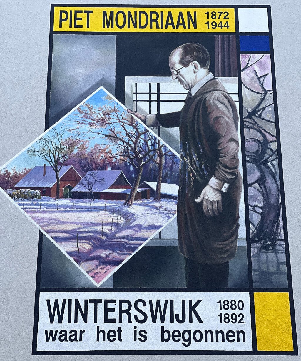 Je bekijkt nu Mondriaan wanddecoratie